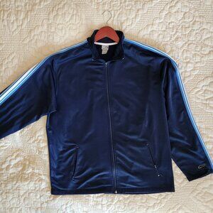 Champion Men's Blue zip up sweater sz XL